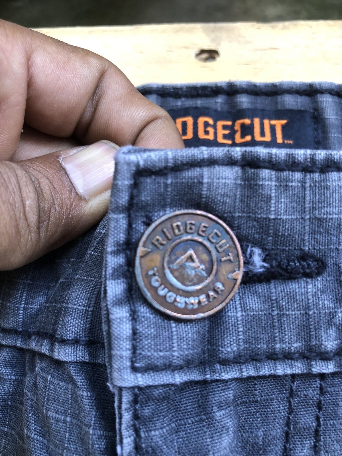 Carhartt × Japanese Brand × Vintage Vintage Ridgecut Toughwear Acid Wash Carpenter Pants Size US 34 / EU 50 - 12 Thumbnail