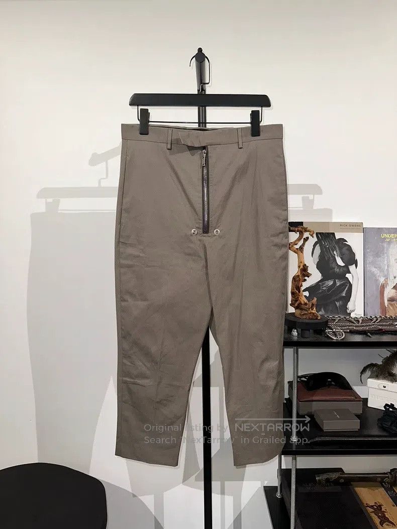 Rick Owens Rick Owens Zipper Front Crop Pants Size US 30 / EU 46 - 1 Thumbnail