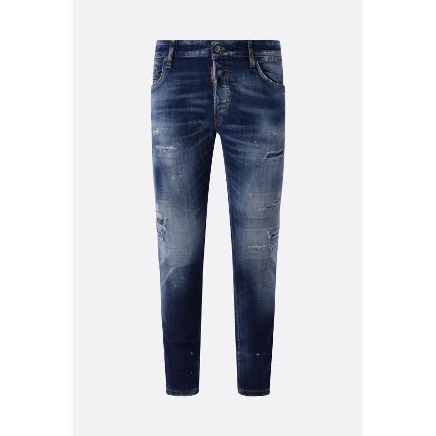 Dsquared2 DSQUARED2 Skater Blue Distressed Denim Jeans New & Authentic Size US 36 / EU 52 - 1 Thumbnail