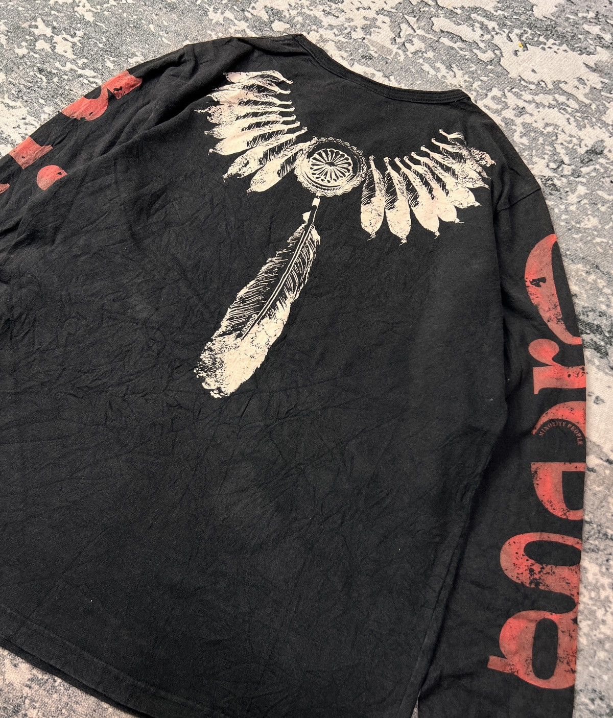 Dulcamara Japan Genorimo Grakey Feathers Tribal Ls Tshirt Size US L / EU 52-54 / 3 - 6 Thumbnail