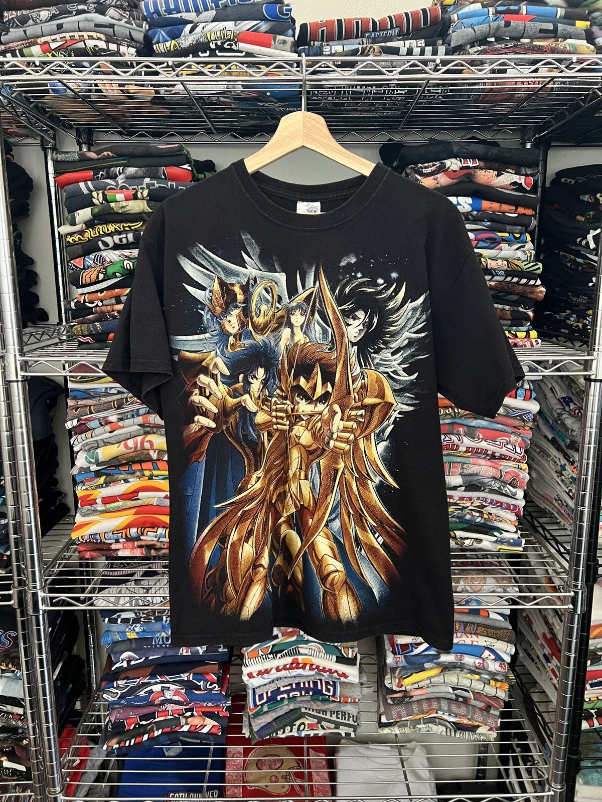 Anime 2000s Saint Seiya Mexican Bootleg Knights of the Zodiac Tee Size US L / EU 52-54 / 3 - 1 Thumbnail