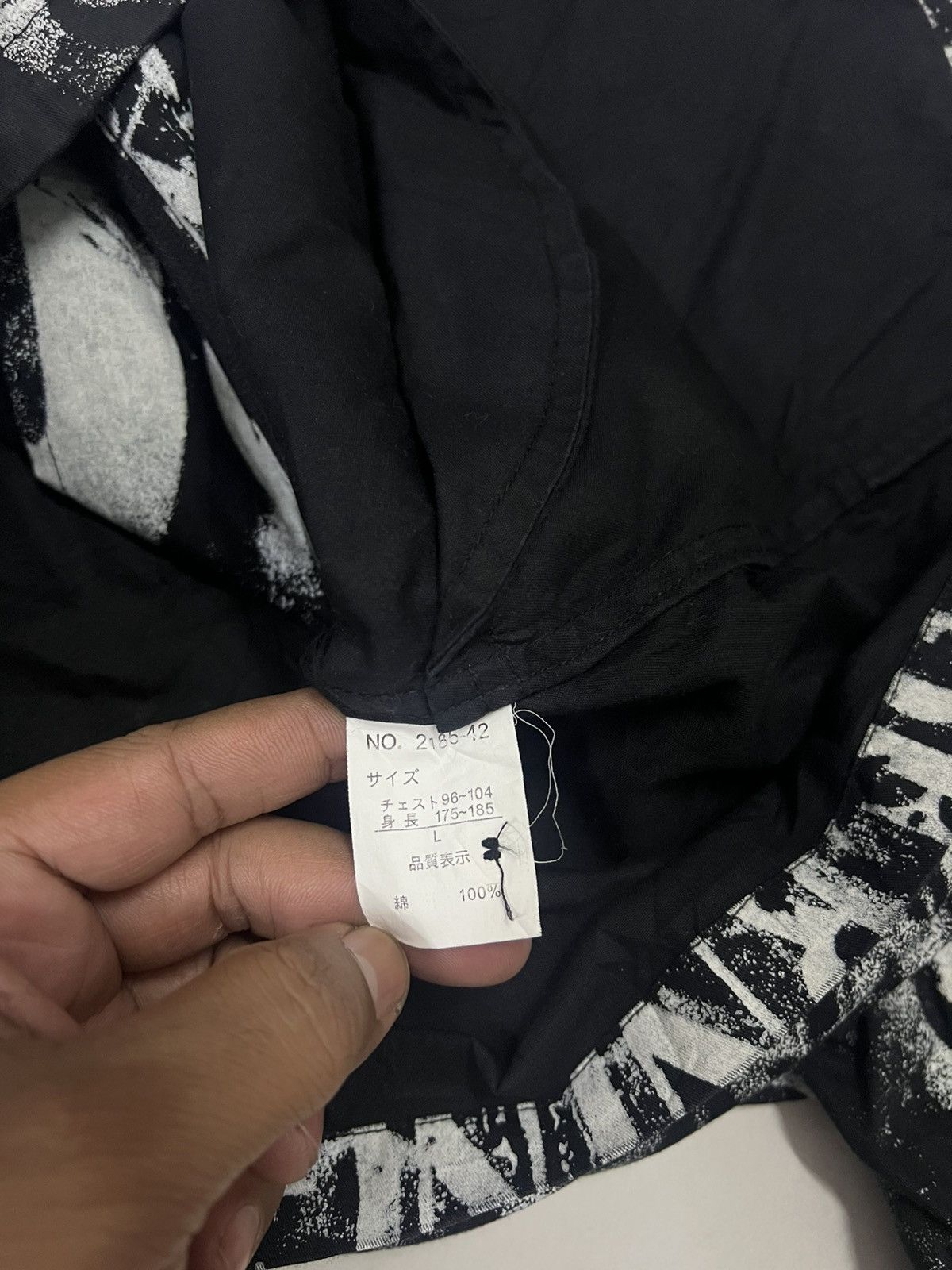 BERNINGS SHO VINTAGE BERNINGS SHO AOP EMO ZIPPER SHIRT Size US L / EU 52-54 / 3 - 9 Thumbnail