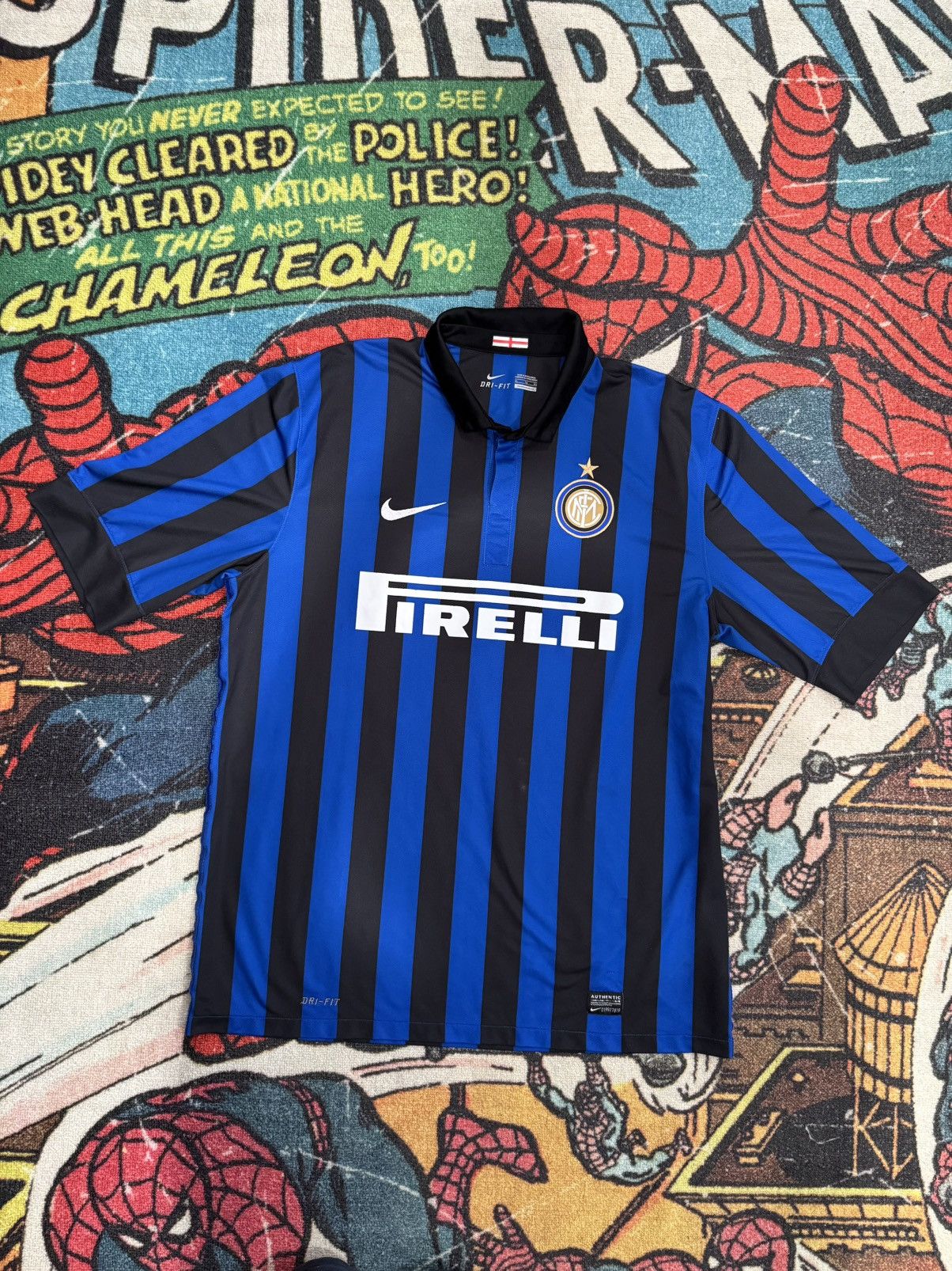 Nike Inter milan 2011/12 home jersey Size US XL / EU 56 / 4 - 1 Thumbnail