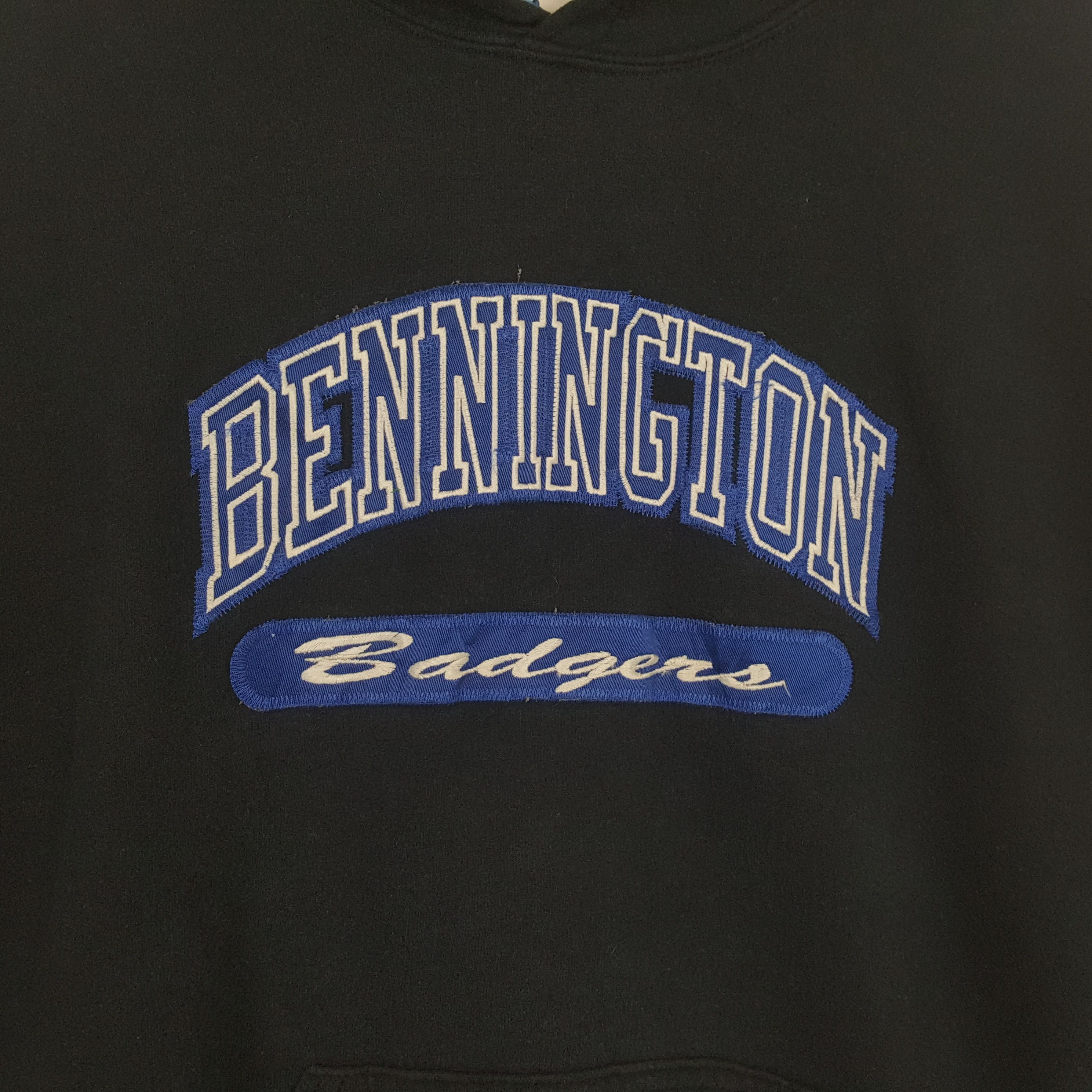 Vintage BENNINGTON Badgers Hoodies C284N15 Size US M / EU 48-50 / 2 - 2 Thumbnail