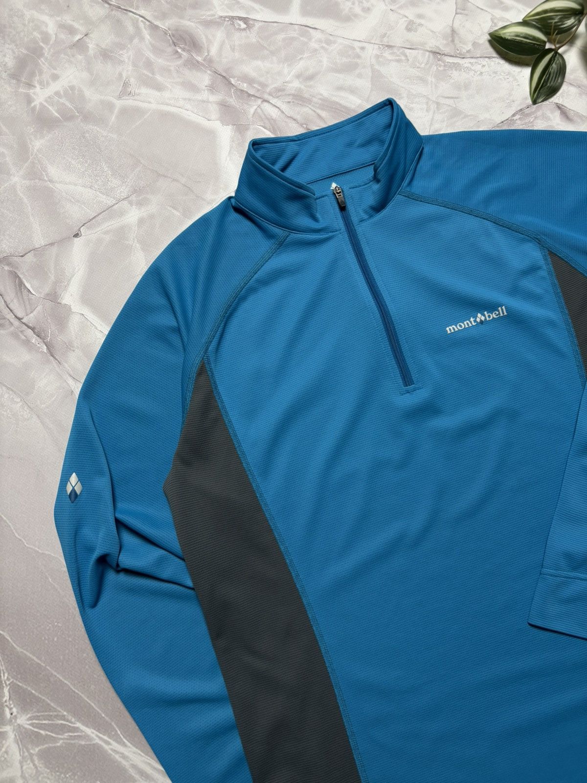 Montbell Montbell Wickron Cool Long Sleeve Zip Shirt Hiking Mens S Size US S / EU 44-46 / 1 - 4 Thumbnail