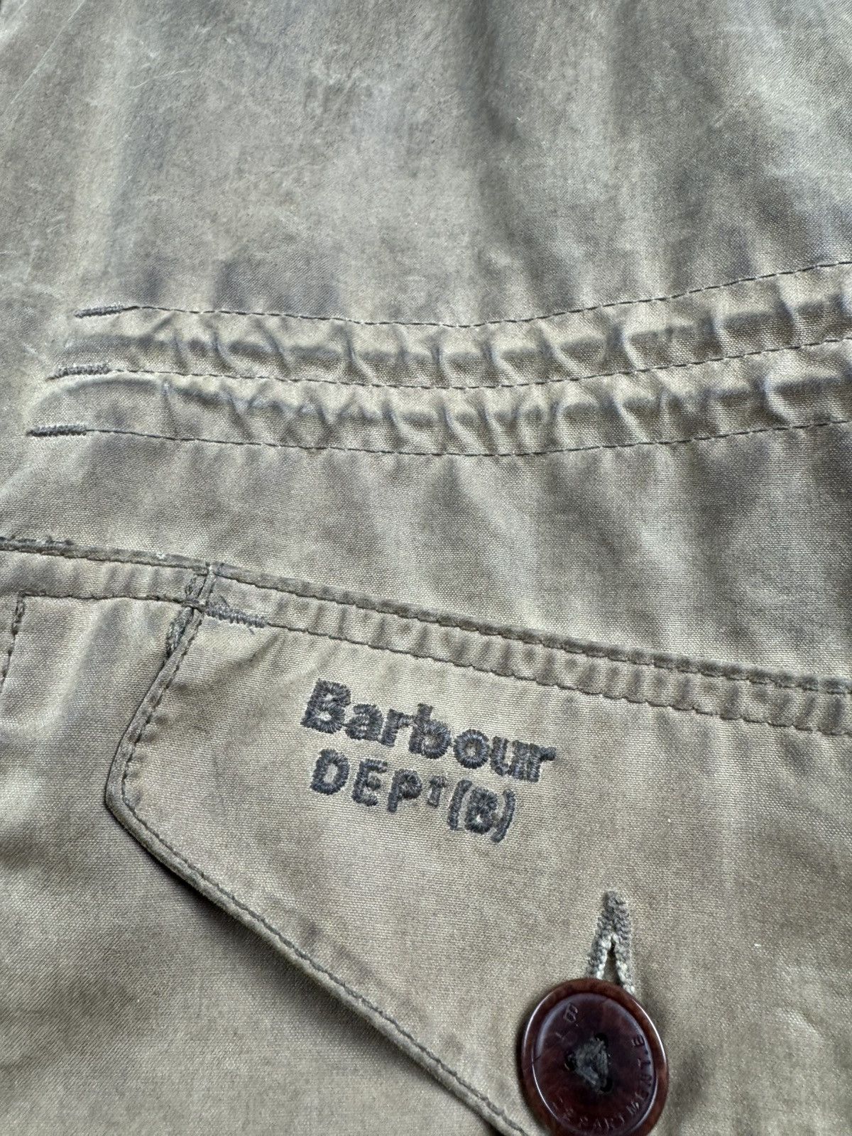 Barbour Men Barbour Dept B Summer Parka Olive 90S Small Jacket Coat Size US S / EU 44-46 / 1 - 9 Thumbnail