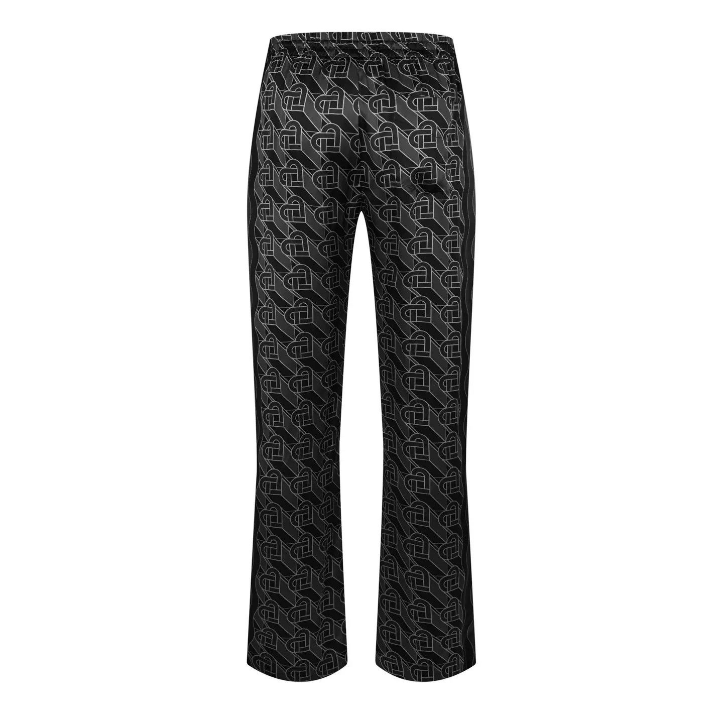 Casablanca o1g2r1mq0426 Heart Monogram Pyjama Trousers in Black Size US 34 / EU 50 - 6 Thumbnail