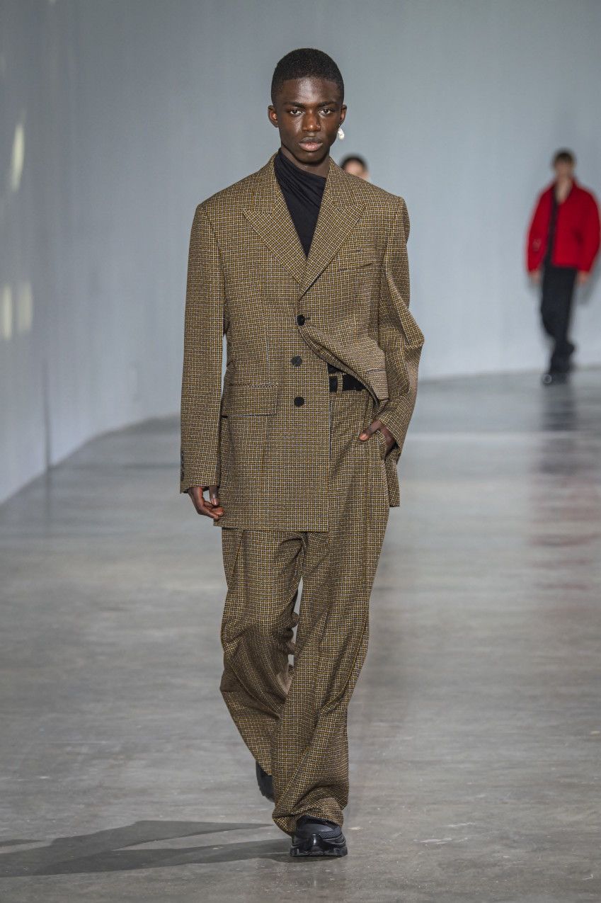 Wooyoungmi Wooyoungmi Check Suit Set-up Size 46R - 12 Thumbnail