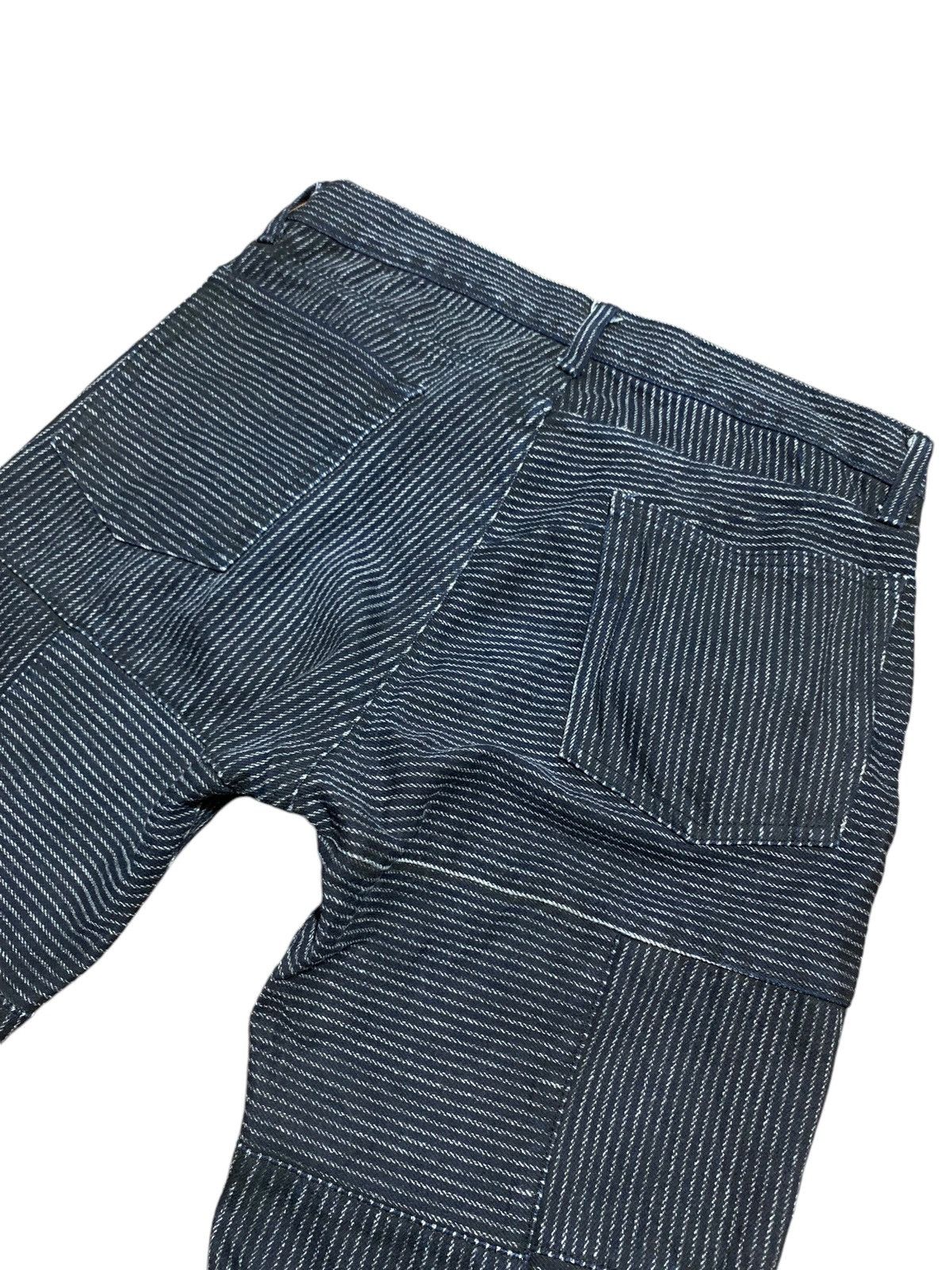 Hysteric Glamour Flare jeans The difference Ruppert patchwork striped Size US 31 - 8 Thumbnail