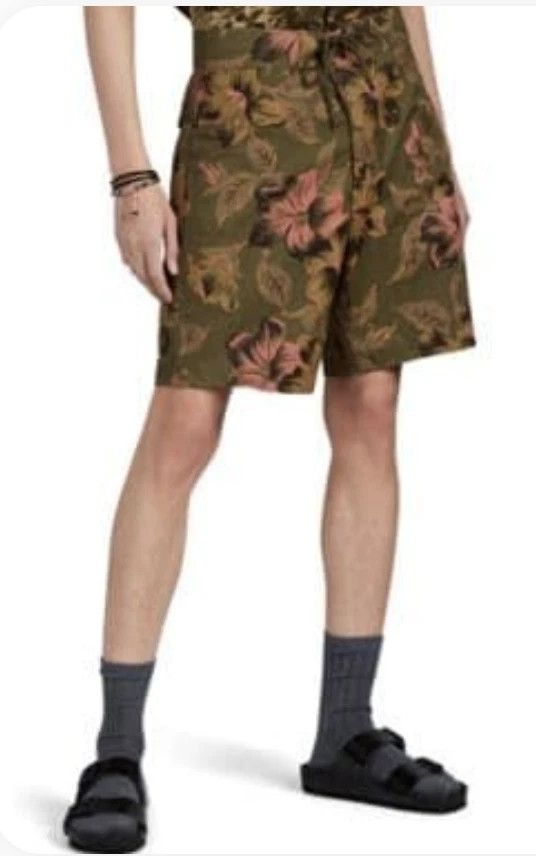 RRL Ralph Lauren Long floral Printed Cotton-blend Swim Shorts In Green Size US 30 / EU 46 - 8 Thumbnail