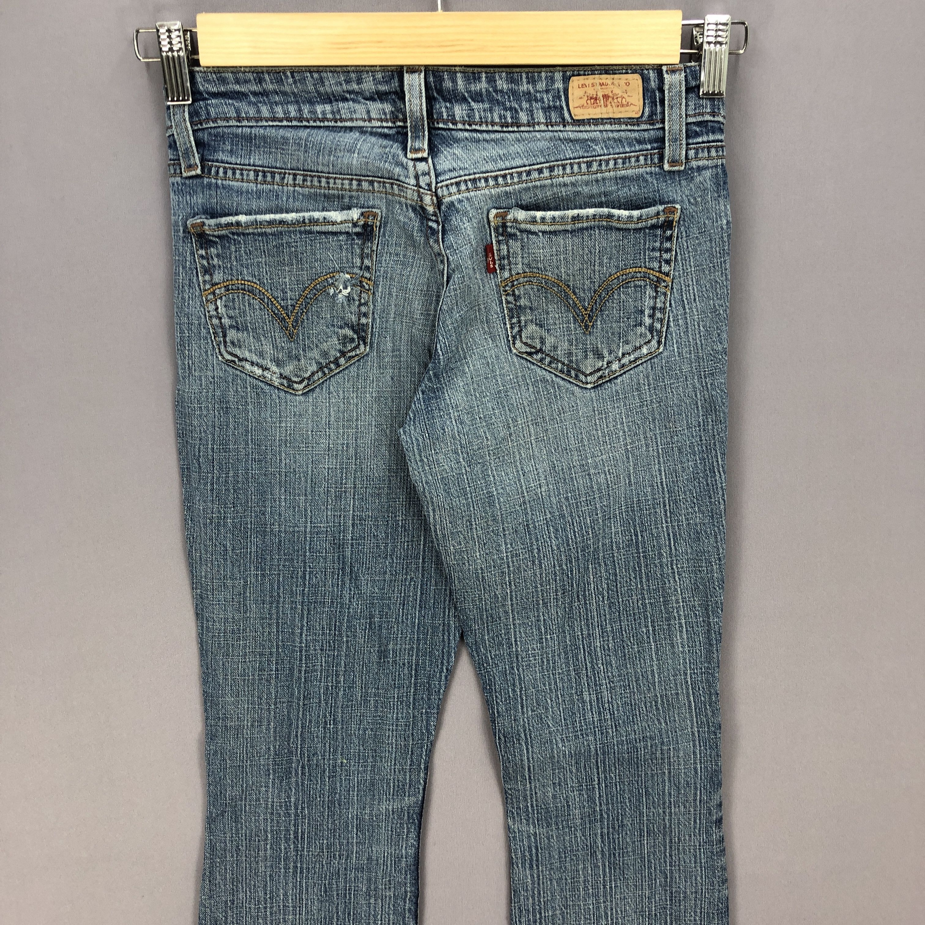 If Six Was Nine × Levi's × Vintage 90s Levis Bell Bottom Jeans Flare Wide Leg Boot Cut Denim Size 27" / US 4 / IT 40 - 4 Thumbnail