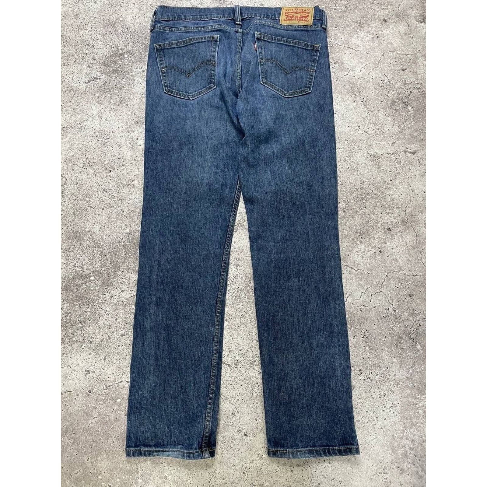 Levi's × Vintage Levi’s 511 Slim Fit Blue Jeans Men’s Straight Denim Classic Size US 33 - 3 Thumbnail