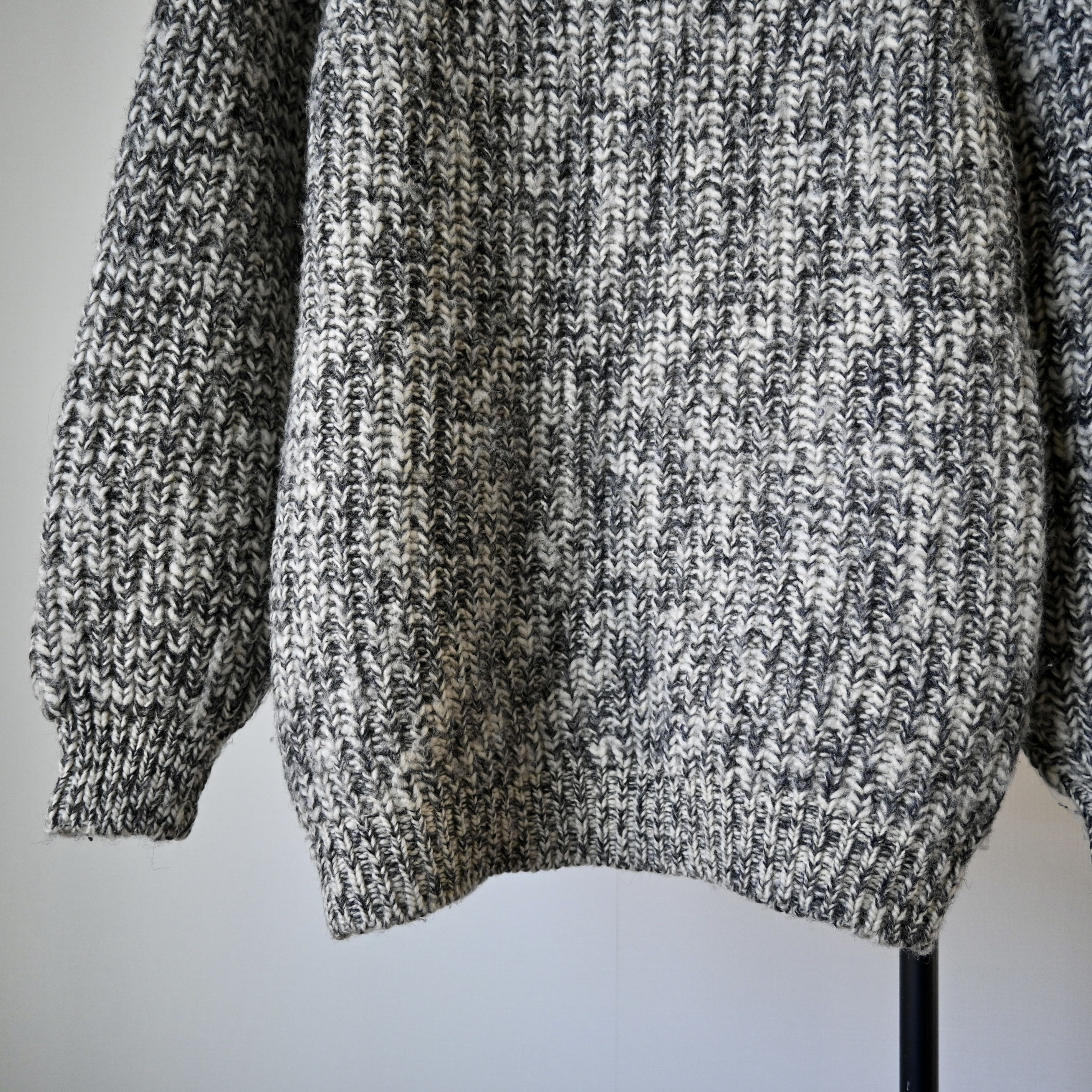 Vintage Vtg MOTHERS S.P.C. marled chunky knit sweater, made in UK Size S / US 4 / IT 40 - 8 Thumbnail