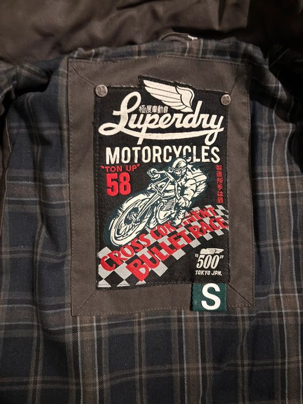 Japanese Brand × Superdry × Vintage Brown Superdry Motorcycle Vintage Vest Size US S / EU 44-46 / 1 - 3 Thumbnail