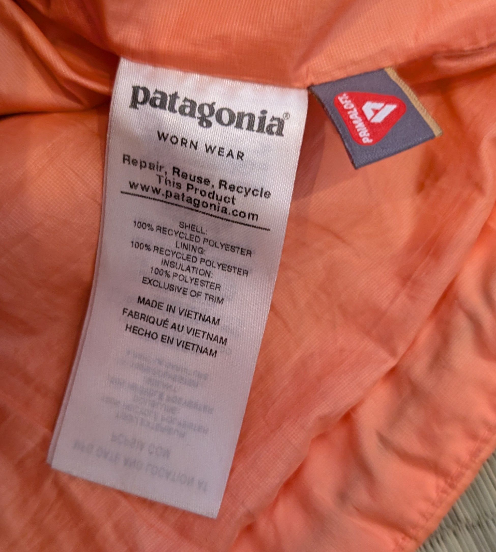 Patagonia Patagonia Nanopuff Full Zip Jacket Apricot Orange Size S / US 4 / IT 40 - 4 Thumbnail
