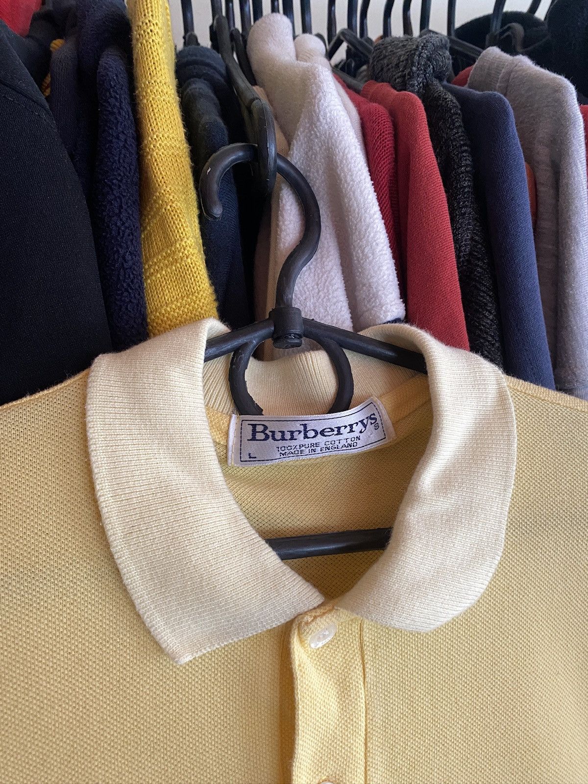 Burberry VINTAGE BURBERRYS POLO SHIRT 90s Size US L / EU 52-54 / 3 - 3 Thumbnail