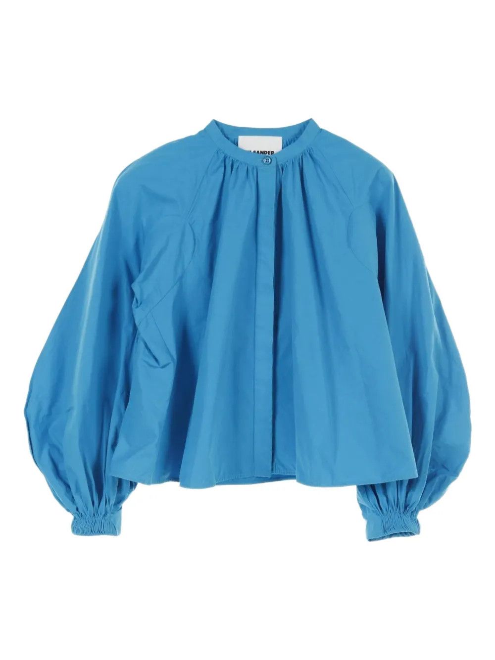 Jil Sander o1y1025 Solid Color Shirt in Azure Size XS / US 0-2 / IT 36-38 - 1 Thumbnail