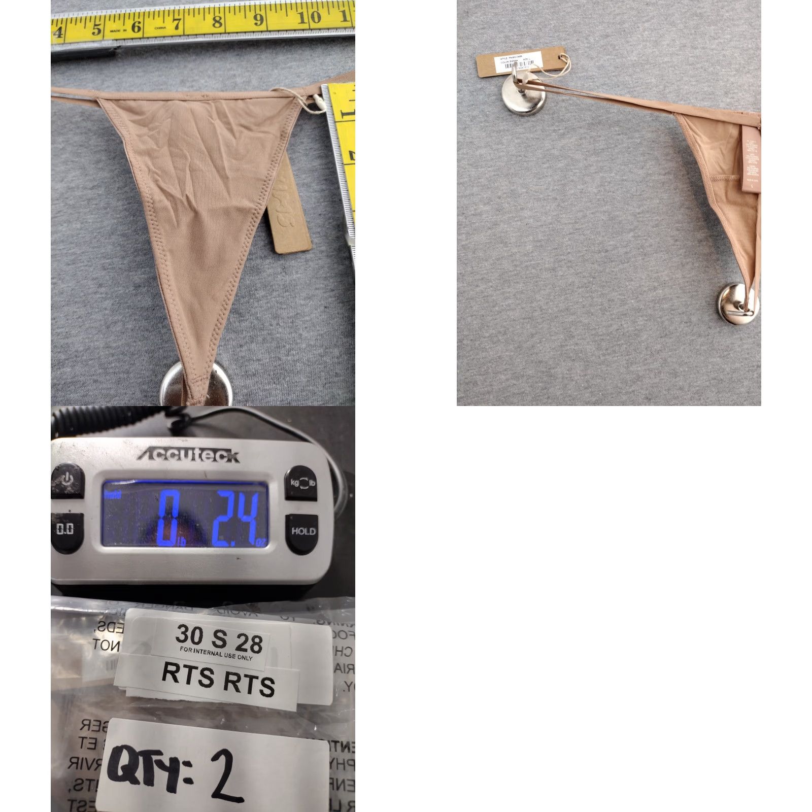 SKIMS VINTAGE SKIMS Fits Everybody T-Back Micro Thong Panty Women's L Sienna Thong/String Womens 90s? Size 36" / US 14 / IT 50 - 8 Thumbnail