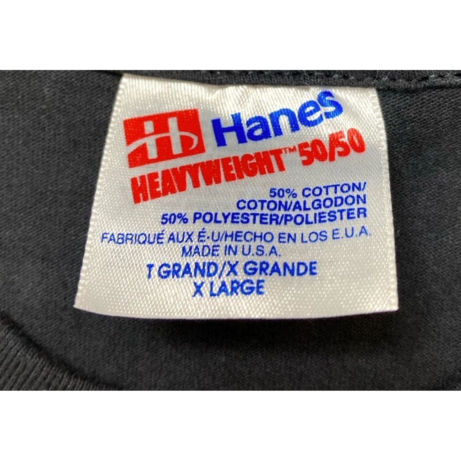 Hanes VINTAGE Hanes 50 & Better Than Ever T-Shirt Mens XL Black 90s USA Graphic Print Short Sleeve Crew Neck Cotton 1990s Size US XL / EU 56 / 4 - 7 Thumbnail