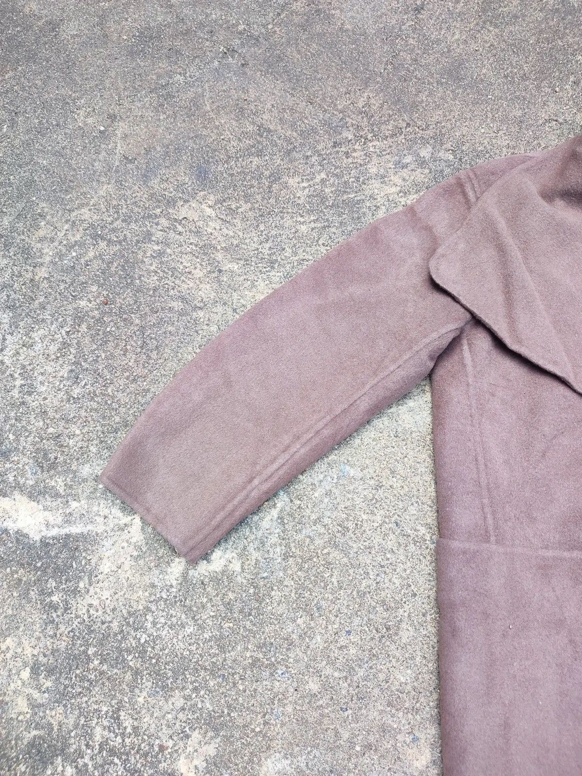 Jil Sander × Uniqlo UNIQLO +J Wool Blend Drape Coat – Brown (FW20) Size US M / EU 48-50 / 2 - 6 Thumbnail