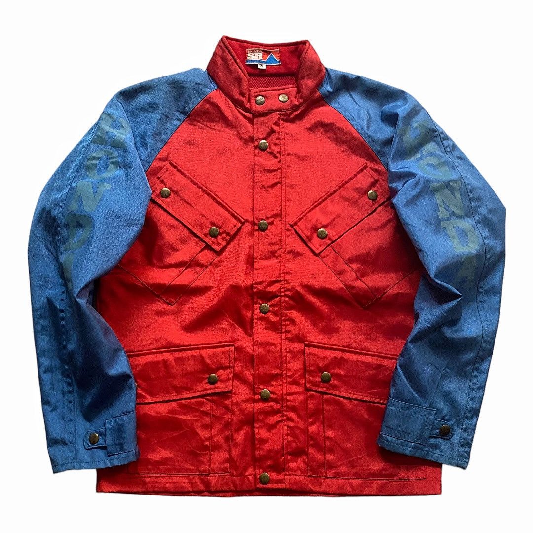 Gear for Sports × Honda × Vintage Vintage 80s Motorcyle Jacket Honda Xl Hondaline Two Tone Size US M / EU 48-50 / 2 - 3 Thumbnail
