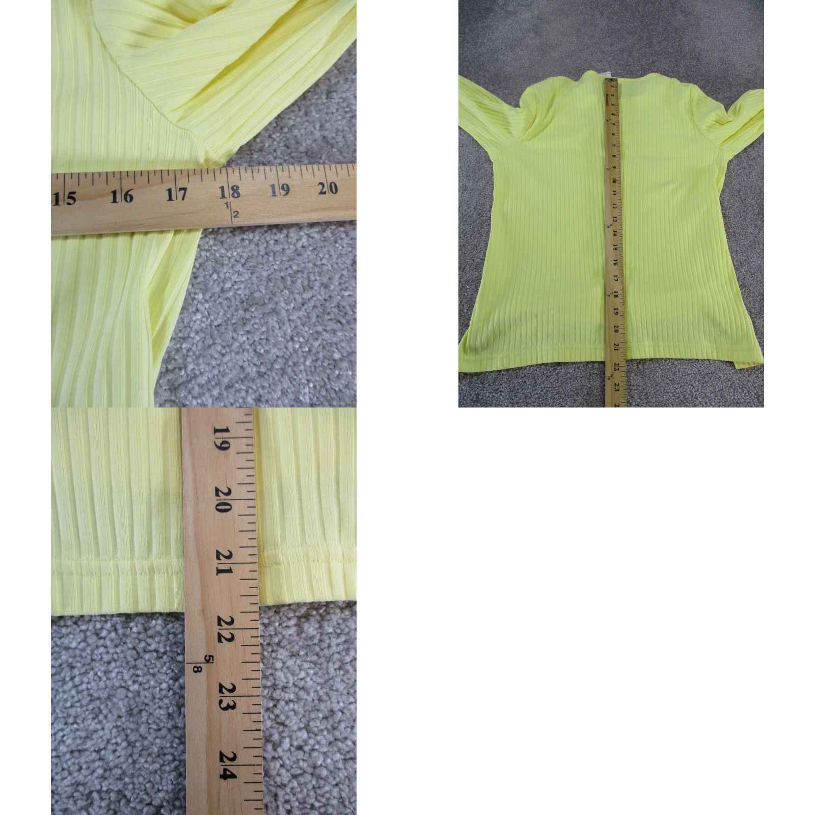 Nike Nike Sweater Womens XS Yellow Ribbed Cotton Jersey Pullover Knit Crewneck Jumper Sweatshirt Shirt Womens XS Yellow Nike Sweater Size XS / US 0-2 / IT 36-38 - 8 Thumbnail