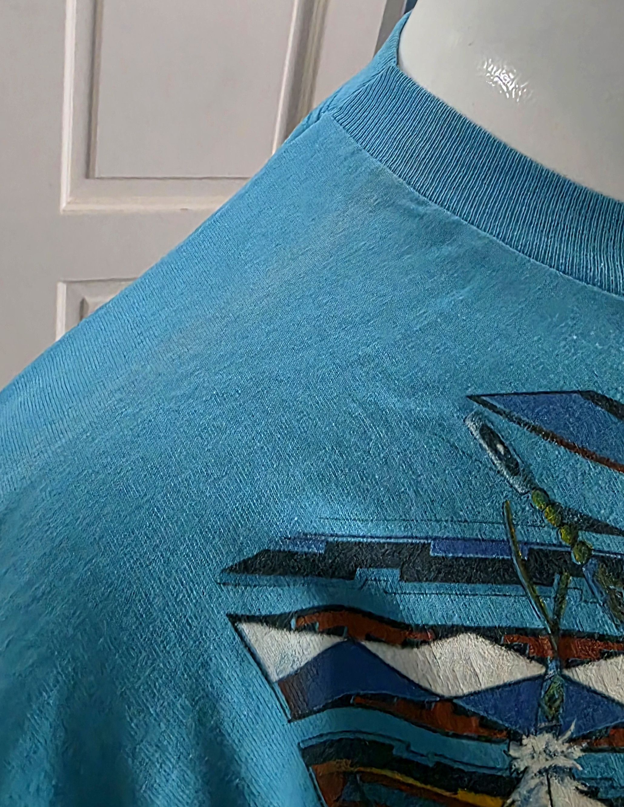 Other Vintage Native American Theme Tee Feather Tooth Regali Size US XL / EU 56 / 4 - 6 Thumbnail