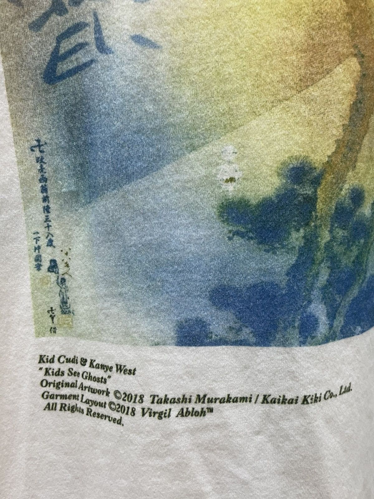 Kid Cudi × Virgil Abloh Kid See Ghost Kid Cudi Kanye Seven Sings Recorded Album©2018 Size US L / EU 52-54 / 3 - 10 Thumbnail