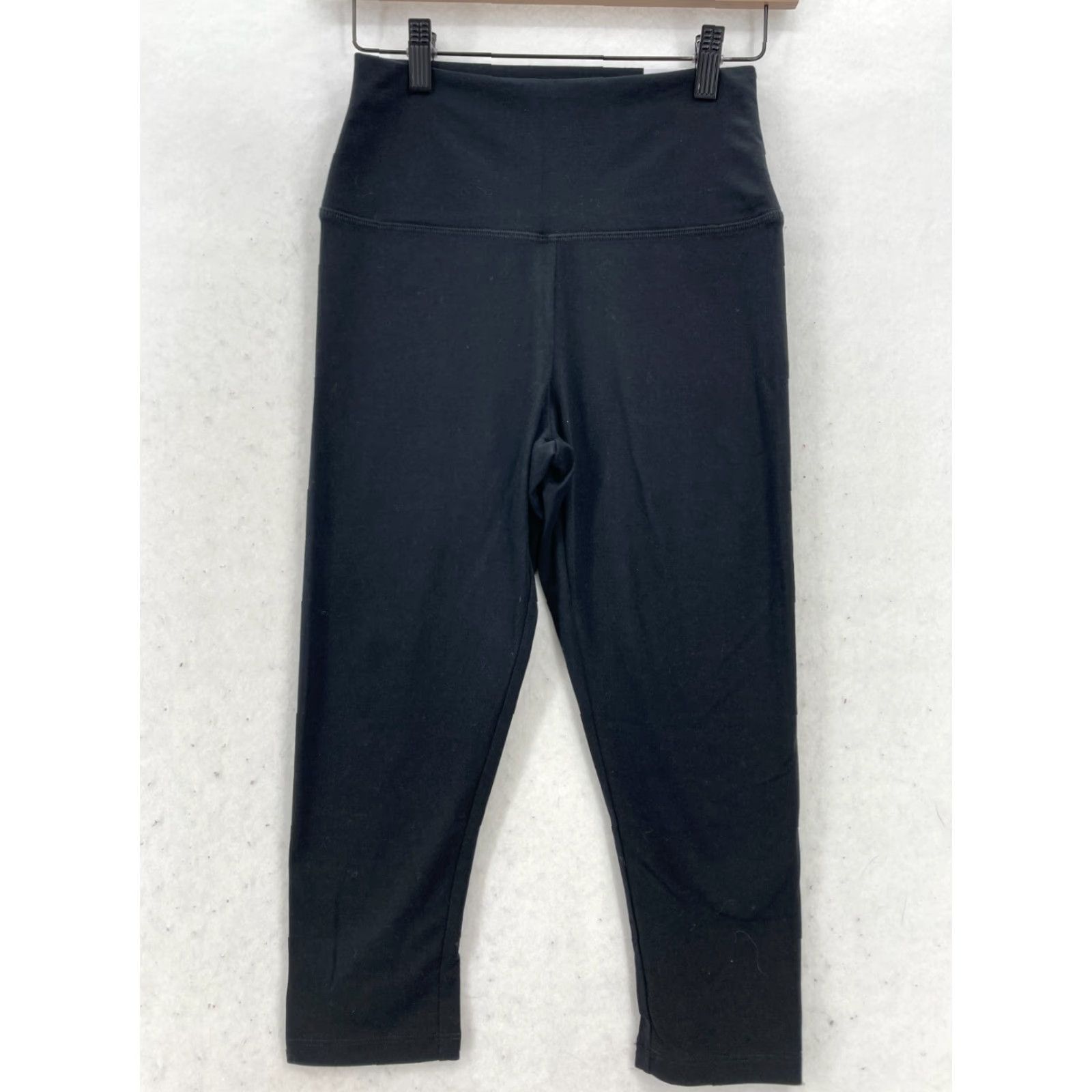 Vintage Aerie OFFLINE Leggings Women's Small Crop High Rise Black Stretch NWT Size 28" / US 6 / IT 42 - 2 Thumbnail