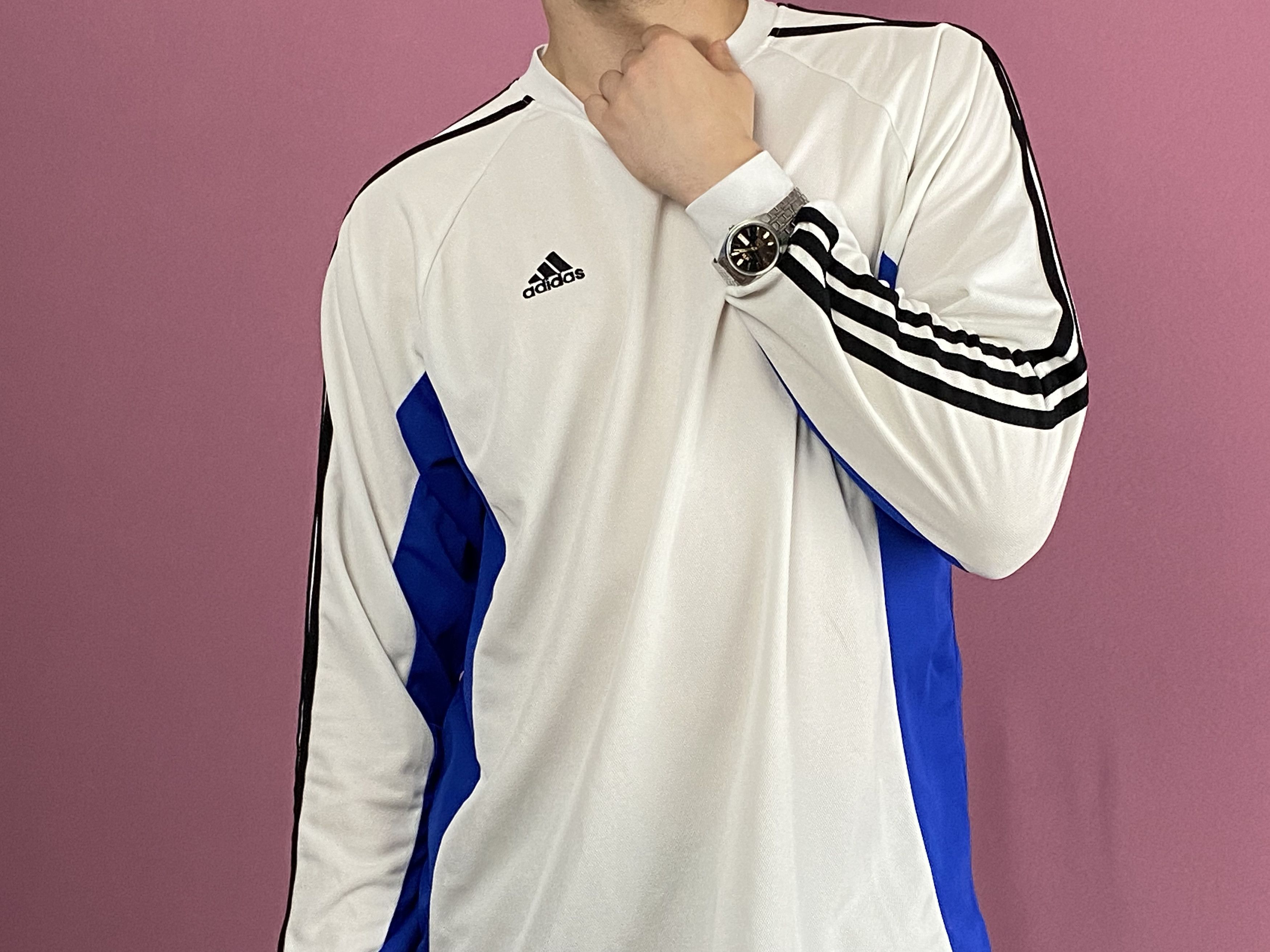 Adidas × Vintage Adidas Vintage Men's Jersey Long Sleeve T-Shirt Size US M / EU 48-50 / 2 - 4 Thumbnail