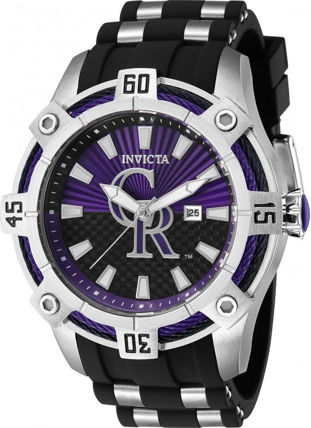 Invicta × MLB MLB Colorado Rockies Quartz Men's Watch Size ONE SIZE - 1 Thumbnail