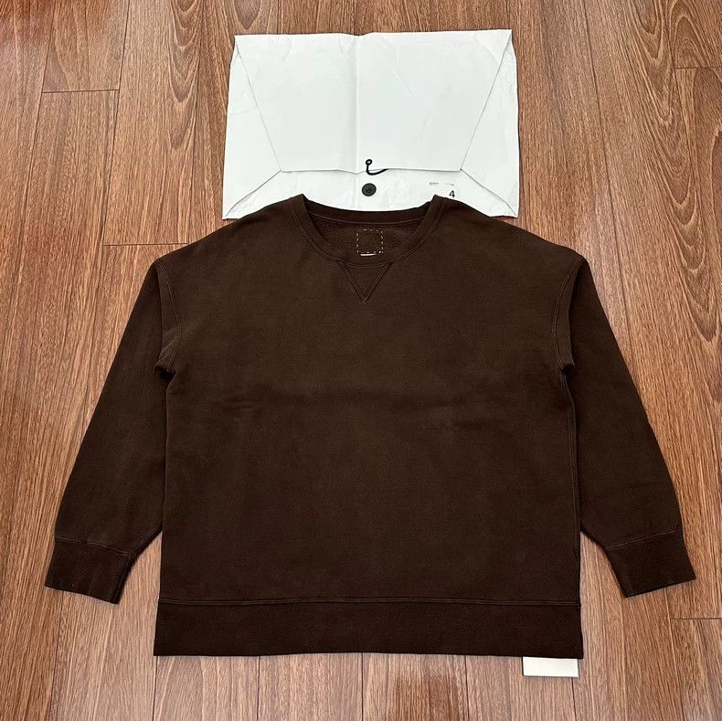 Visvim VISVIM Jumbo Long Sleeve Sweatshirt Dark Mud Size US M / EU 48-50 / 2 - 1 Thumbnail