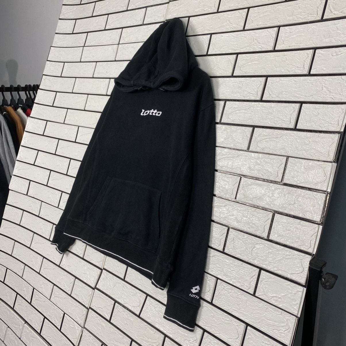 Japanese Brand 📌Vintage Sweatshirt Hoodie Lotto Centre Logo Spell Out Size US M / EU 48-50 / 2 - 3 Thumbnail