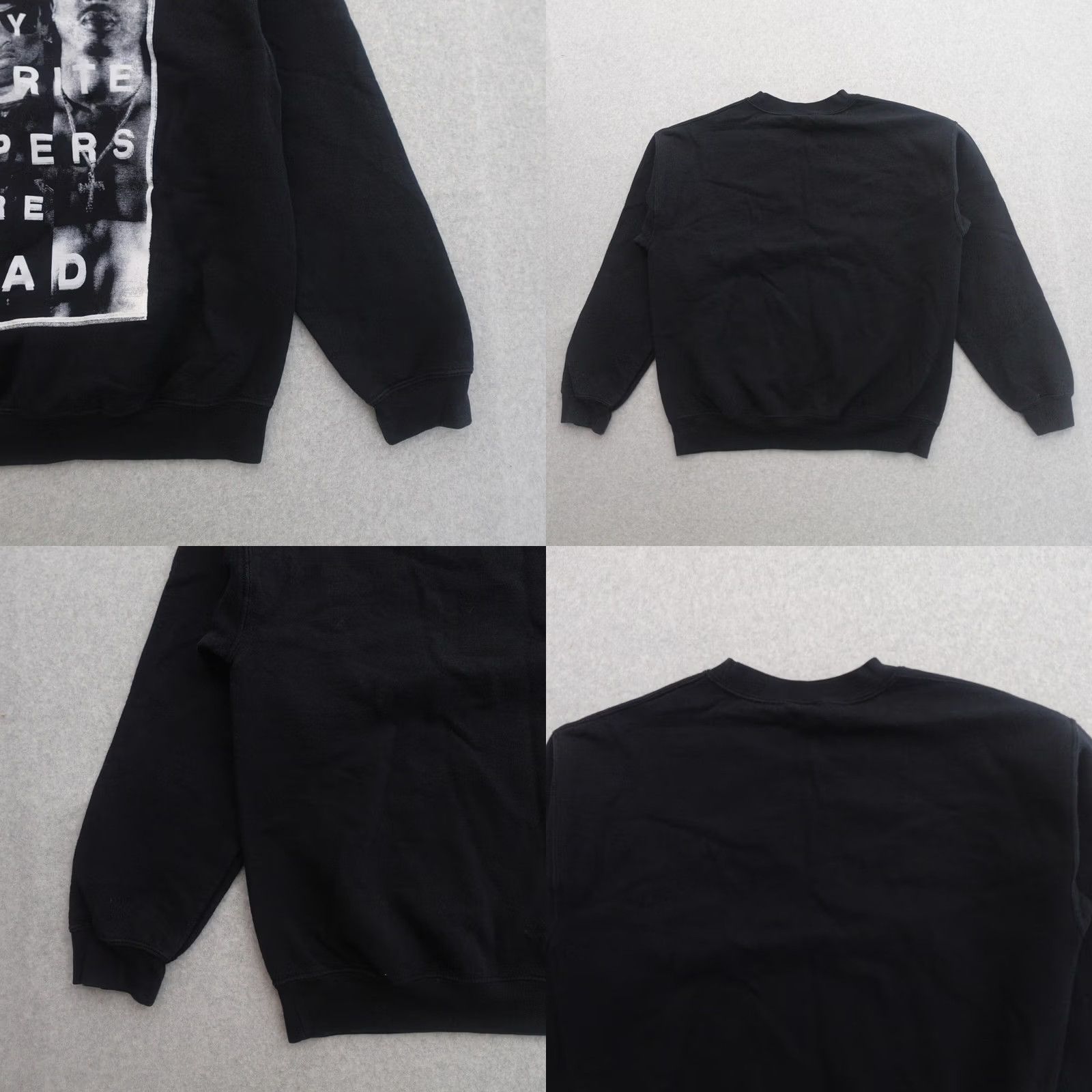 Gildan All My Favorite Rappers Are Dead Gildan Sweater Pullover Medium Black Mens Size US M / EU 48-50 / 2 - 8 Thumbnail