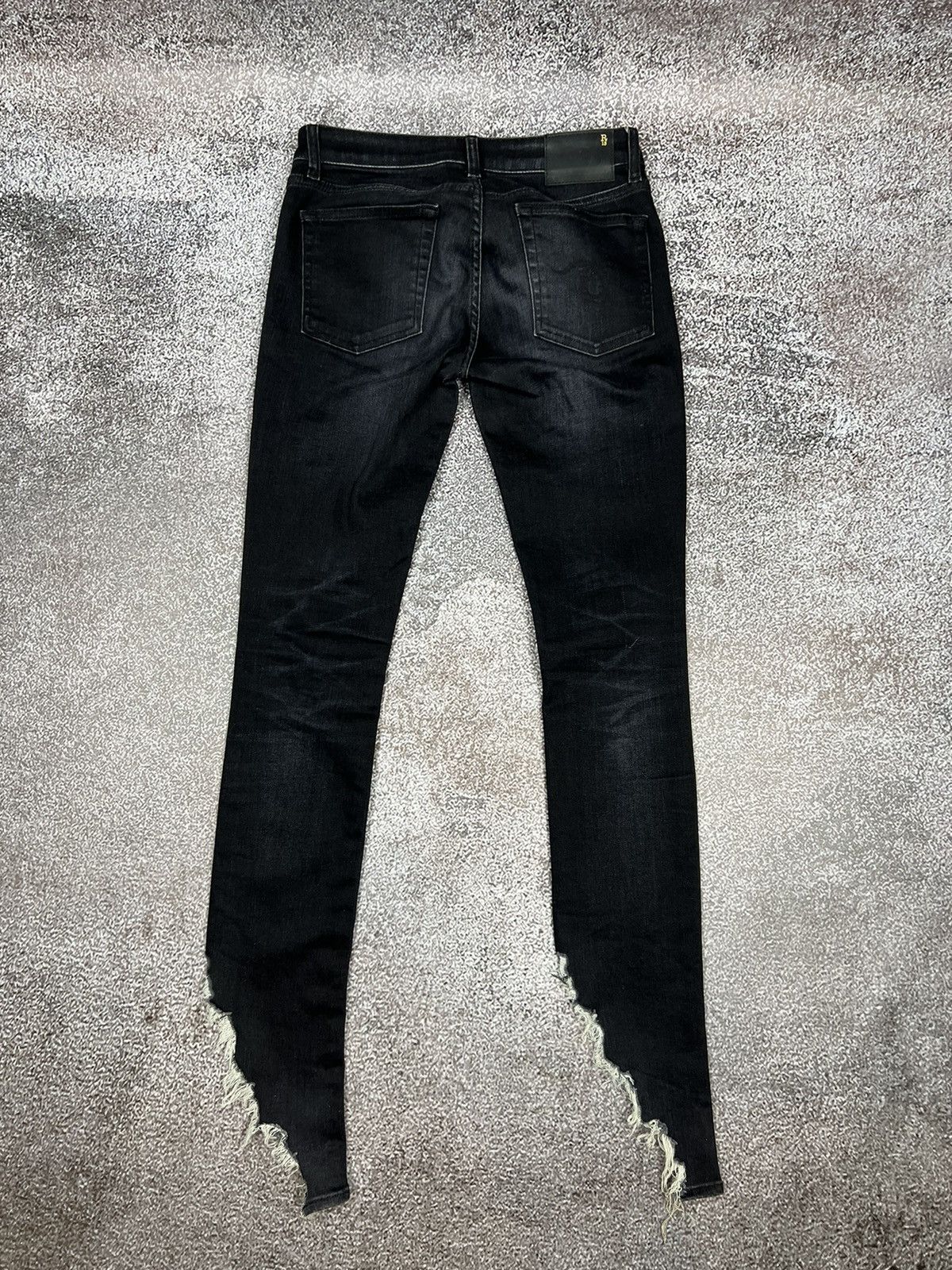 R13 R13 Kate skinny distressed denim pants dark moon Size 26" / US 2 / IT 38 - 5 Thumbnail