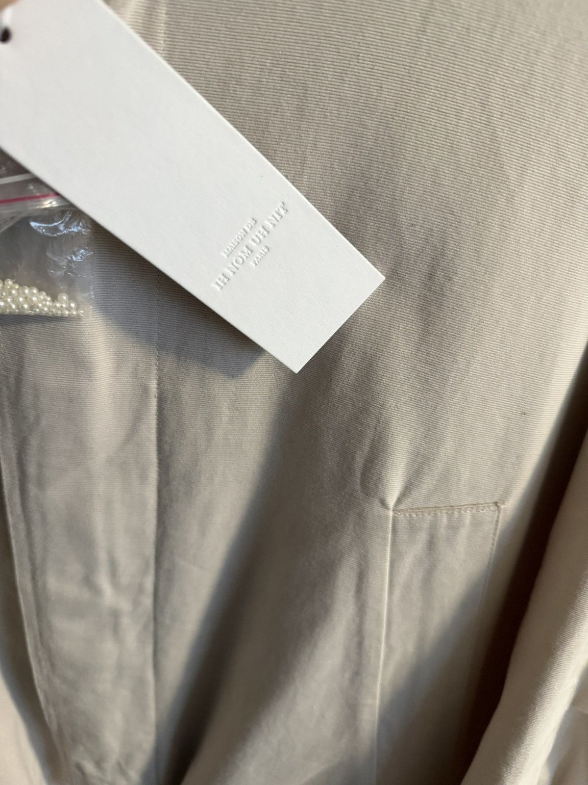 Ih Nom Uh Nit Ih Nom Uh Nit Paris Beaded Graphic Parka Jacket Beige Size S Size US S / EU 44-46 / 1 - 5 Thumbnail