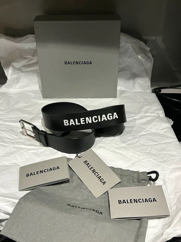 Balenciaga balenciaga big logotype belt Size ONE SIZE - 1 Thumbnail