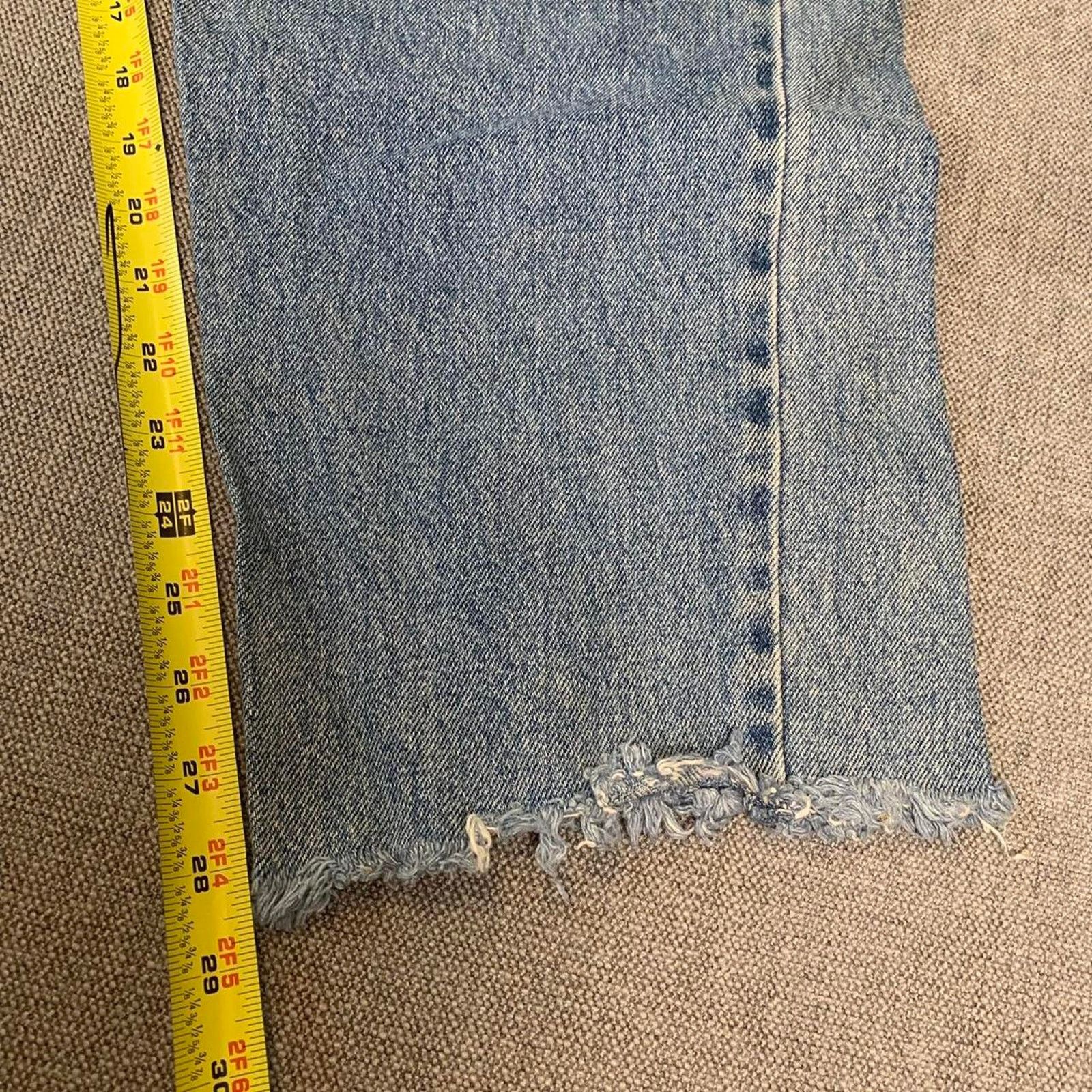 Anchor Blue Y2K Anchor Blue Loose Faded Denim Jeans Size US 34 / EU 50 - 7 Thumbnail