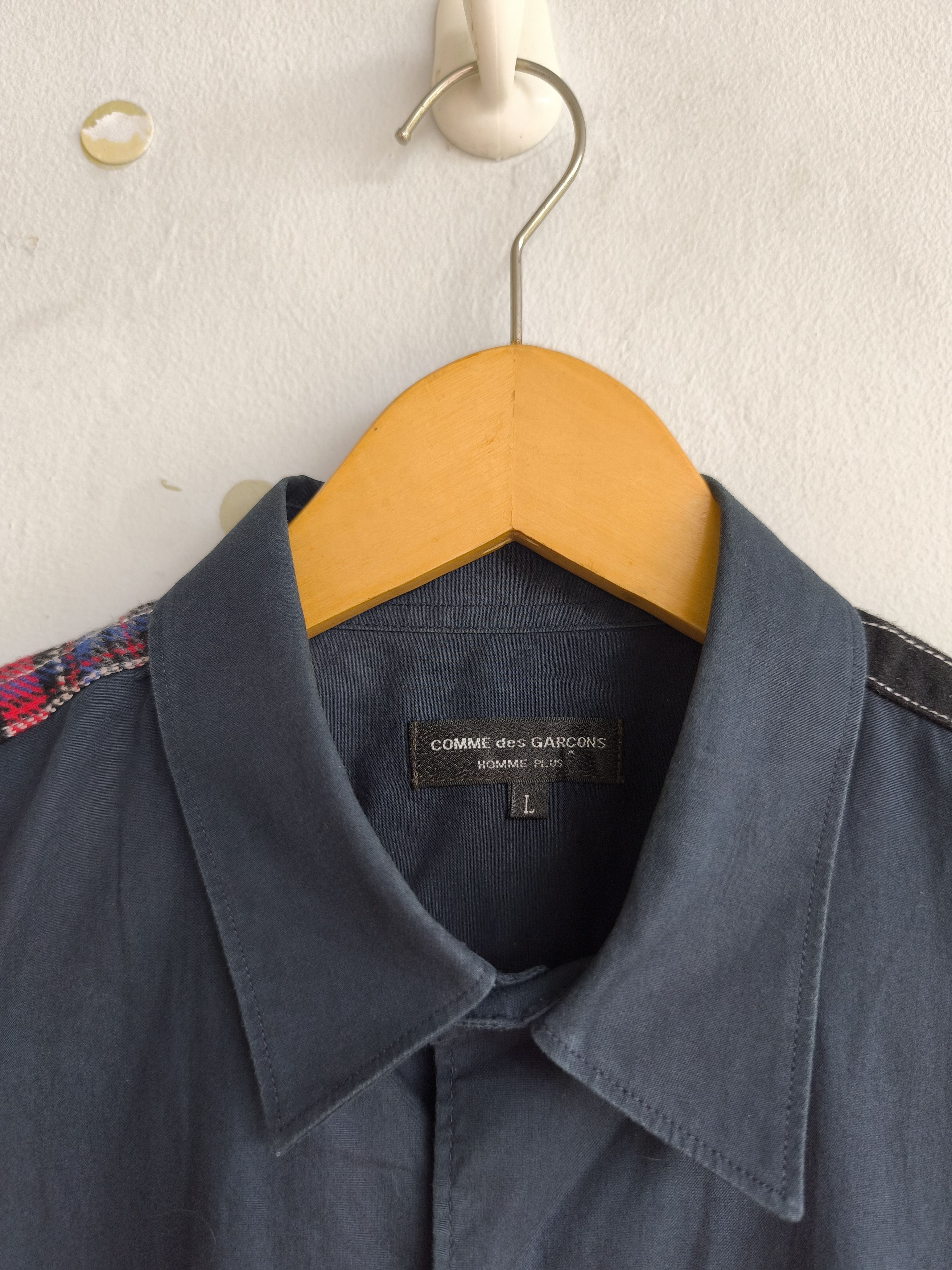 Comme des Garcons Homme Comme des Garcons homme plus patchwork shirt Size US L / EU 52-54 / 3 - 6 Thumbnail