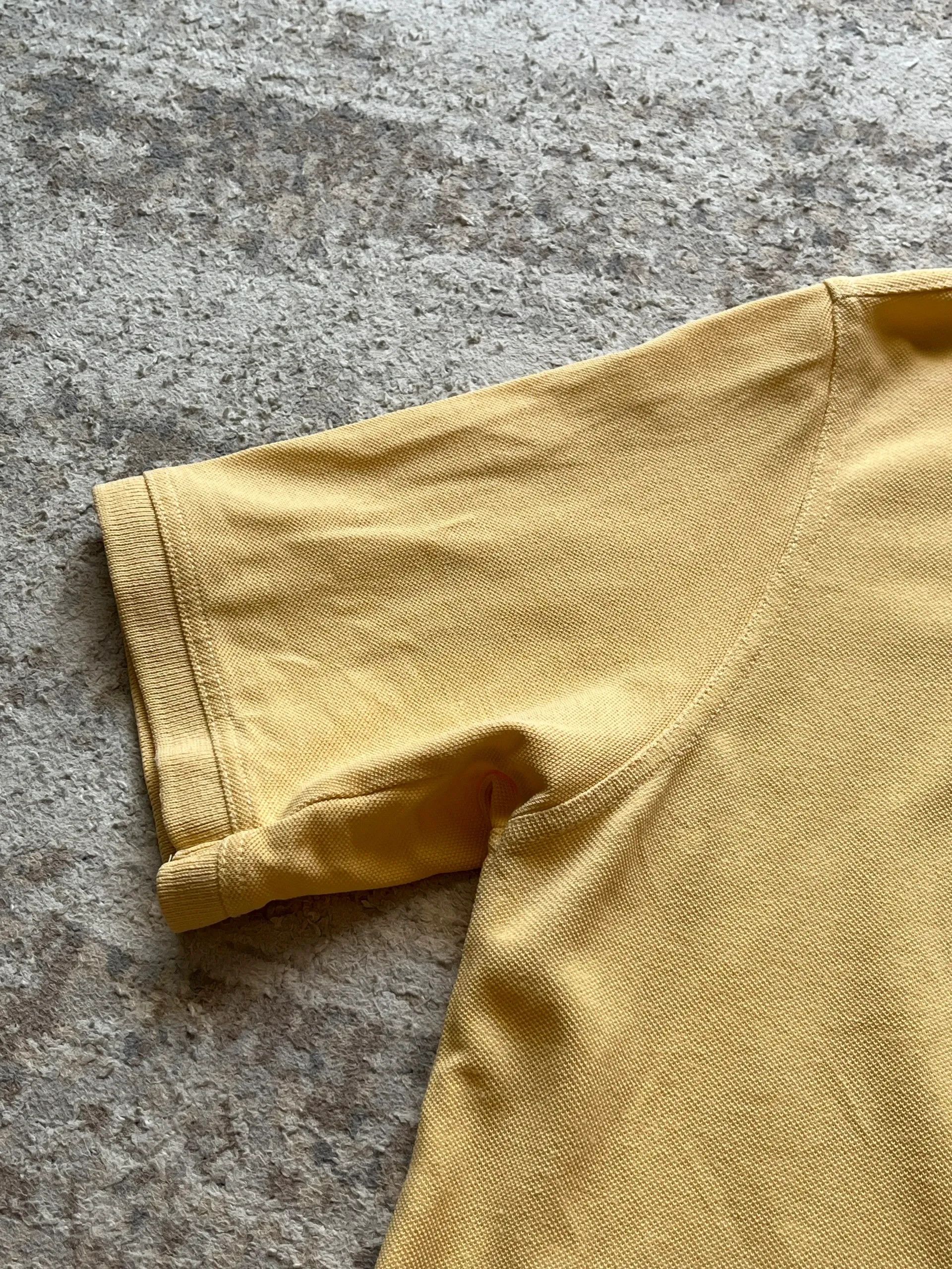 Burberry Thomas Burberry Sz L Polo Shirt Yellow Size US L / EU 52-54 / 3 - 10 Thumbnail