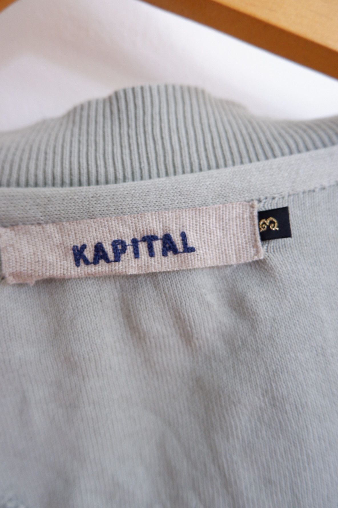 Kapital Vintage Kapital Knit V neck T shirt Size US L / EU 52-54 / 3 - 6 Thumbnail