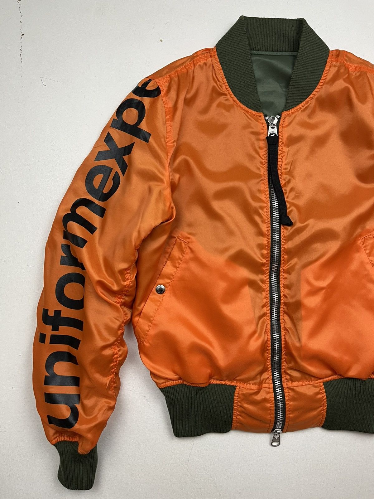 uniform experiment Uniform Experiment 19SS Graffiti Reversible MA-1 Jacket Size US XS / EU 42 / 0 - 18 Thumbnail