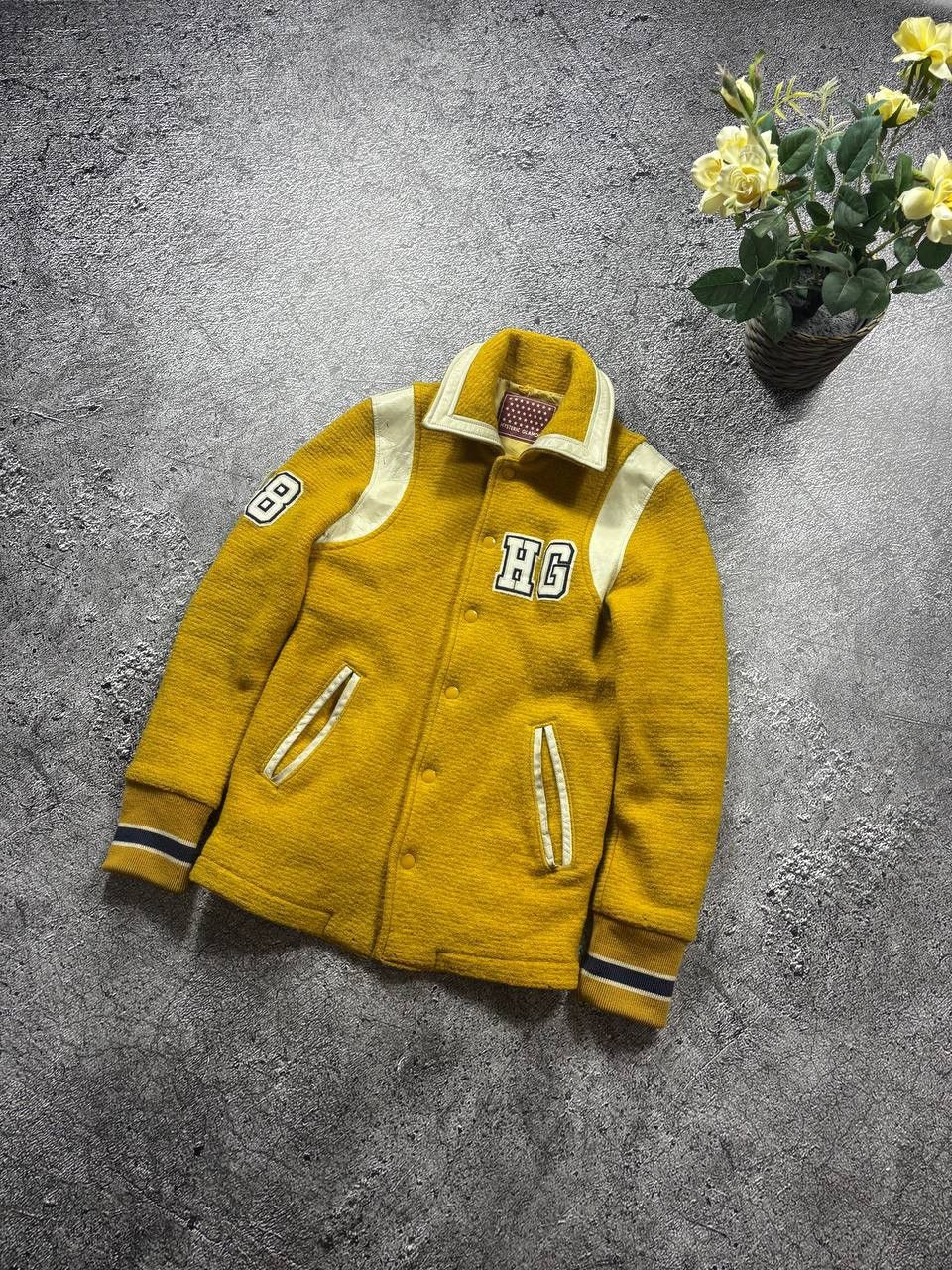 Hysteric Glamour 🔥 Hysteric Glamour Vintage Heavy Wool Varsity Jacket Japan Size S / US 4 / IT 40 - 5 Thumbnail