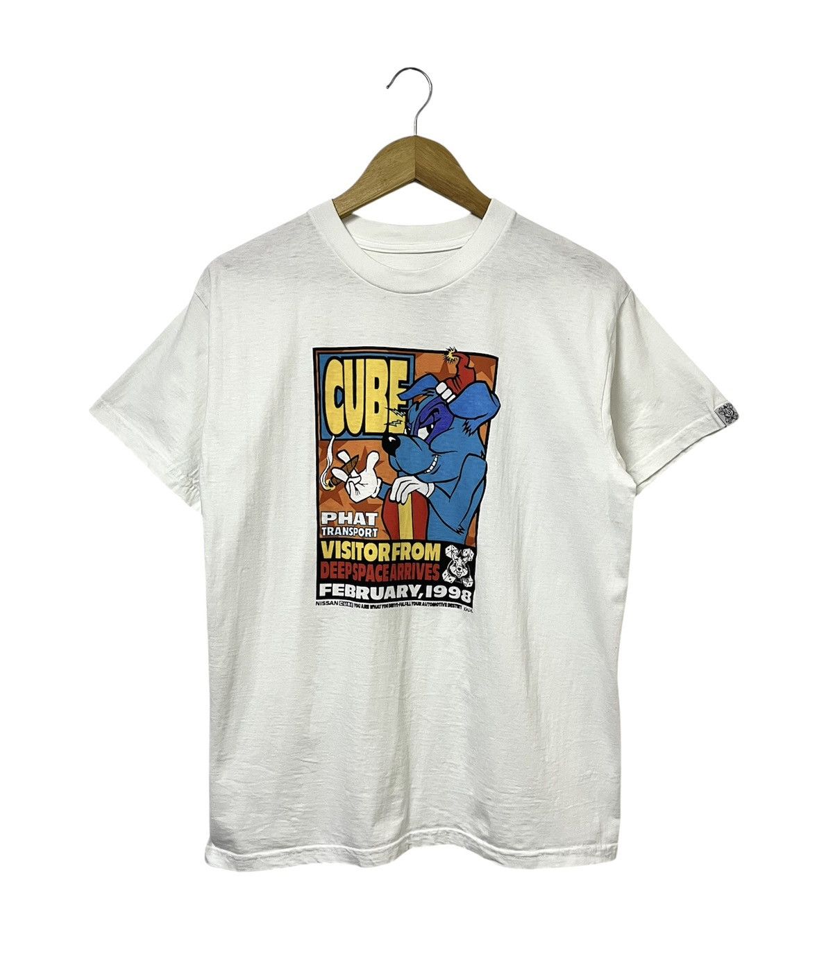 Les Artists VINTAGE 90s FRANK KOZIK NISSAN CUBE POSTER ART WORK TSHIRT Size US M / EU 48-50 / 2 - 1 Thumbnail