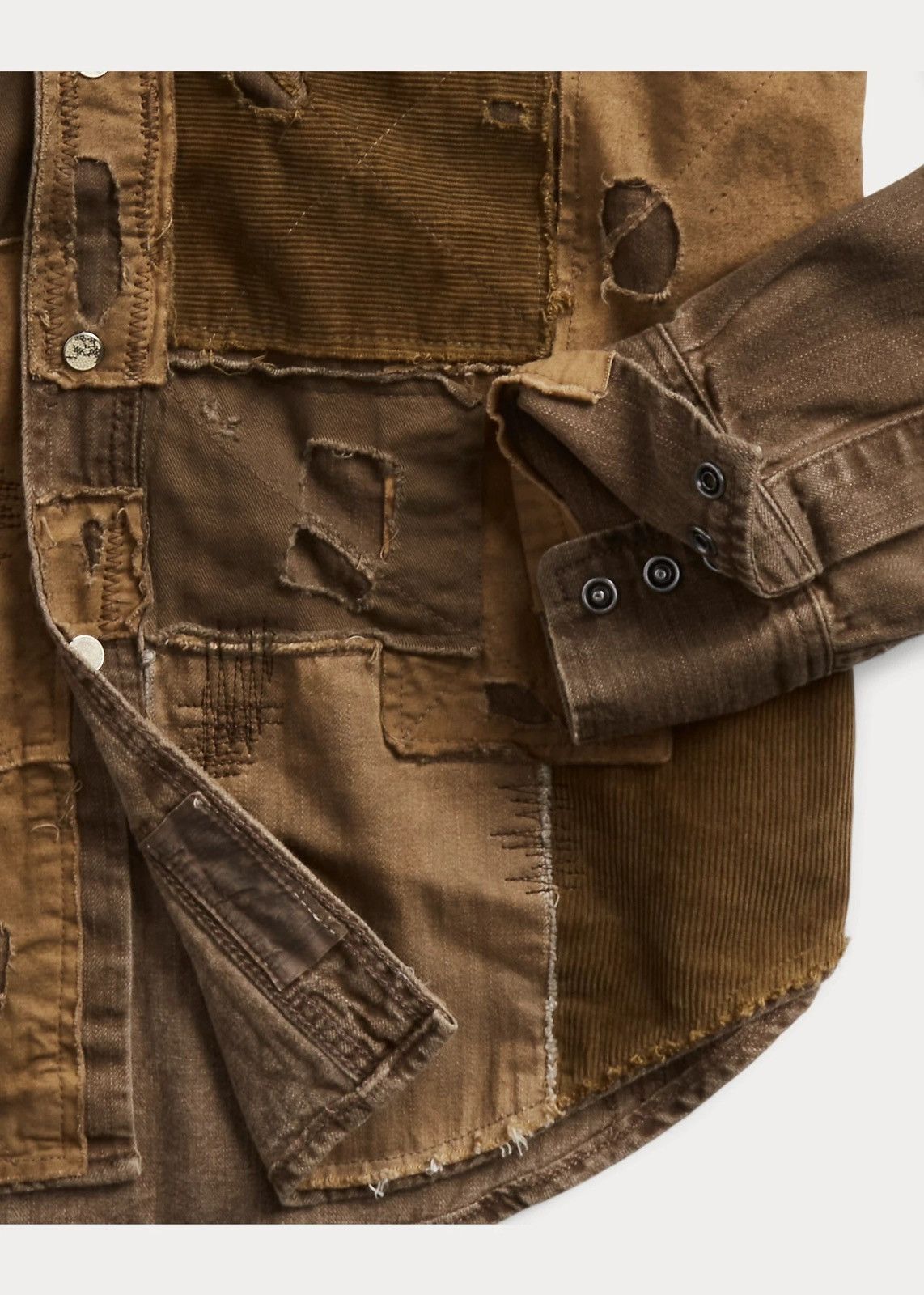 RRL Ralph Lauren RRL Double RL Ralph Lauren patchwork shirt western Size US S / EU 44-46 / 1 - 3 Thumbnail