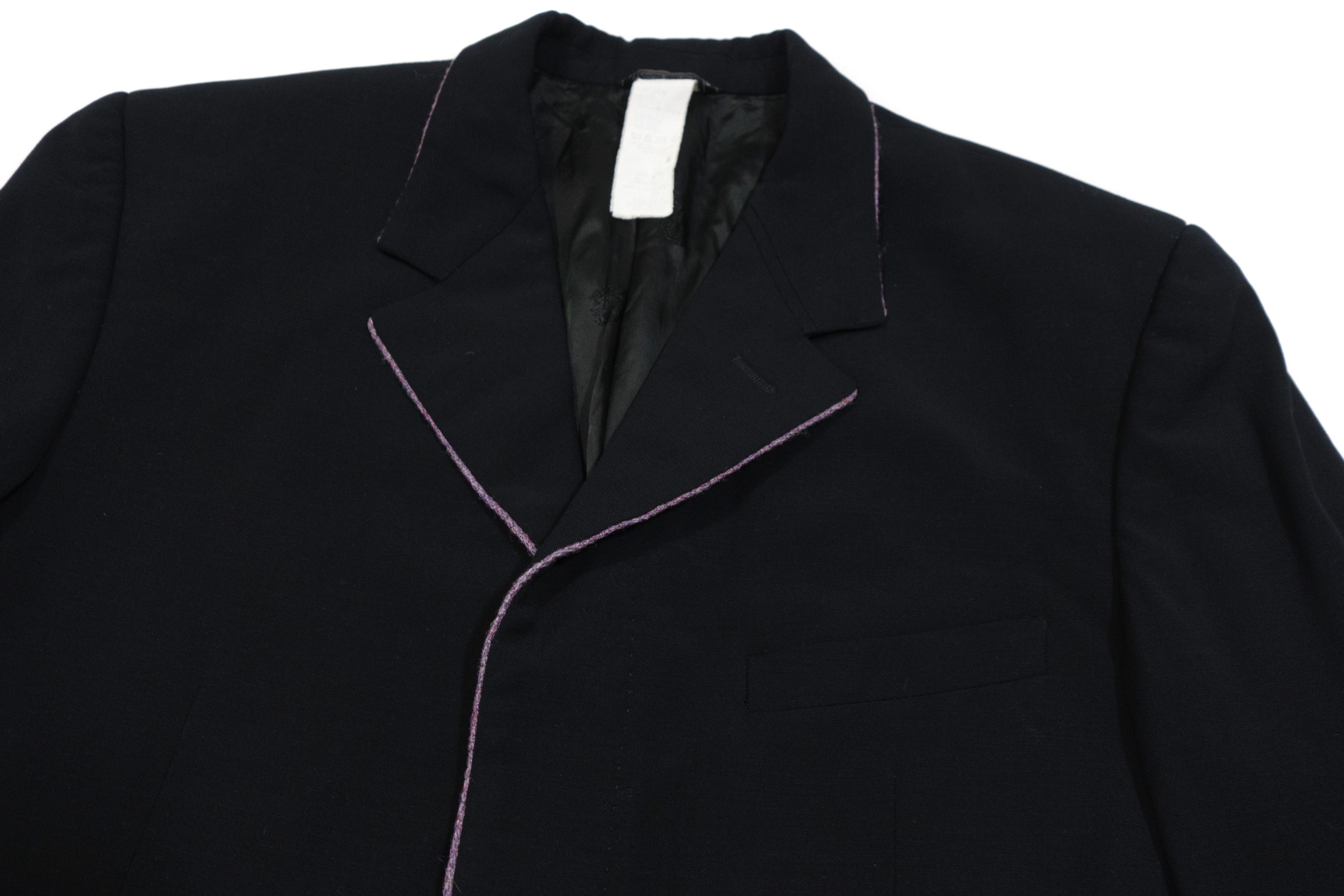 Versace Gianni Versace Couture Vintage Wool Blazer Piping Detail 90s Size XL / US 12-14 / IT 48-50 - 2 Thumbnail