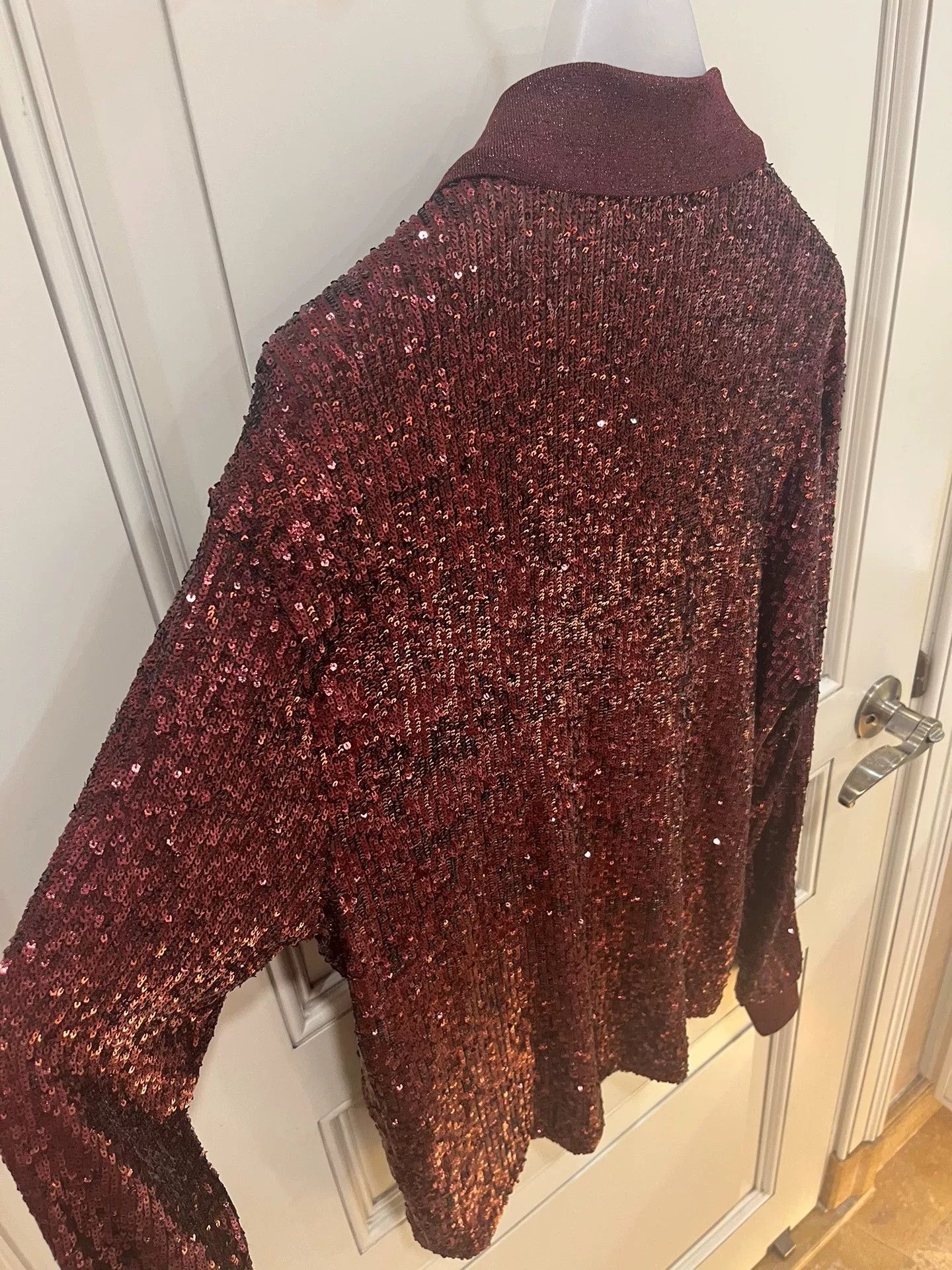 Saint Laurent Paris Saint Laurent Sequin Long Sleeve Polo T-Shirt Size US M / EU 48-50 / 2 - 7 Thumbnail
