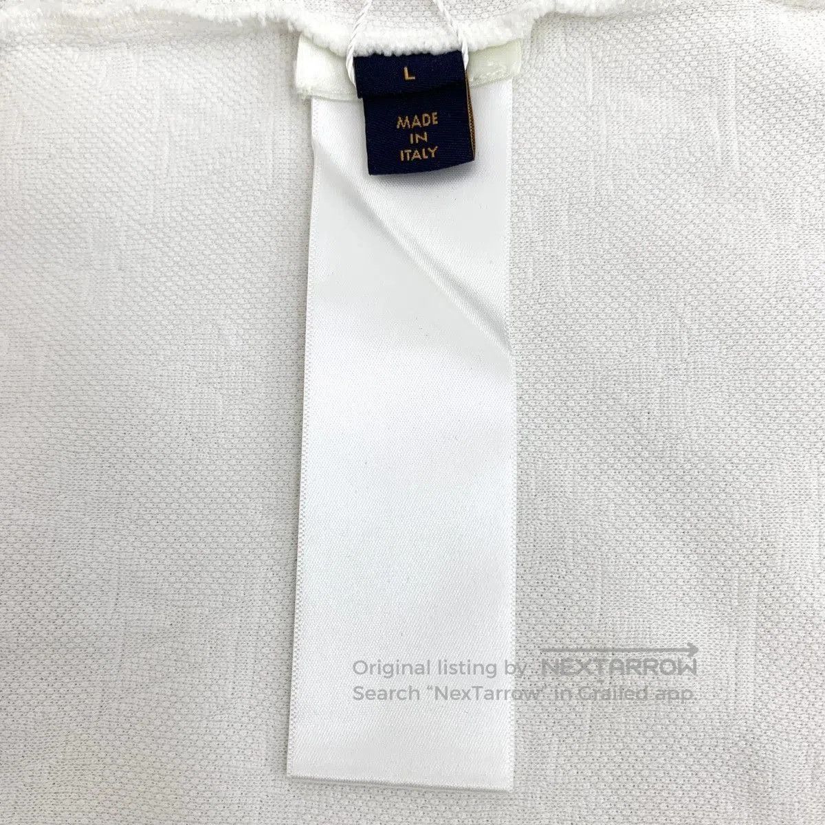 Louis Vuitton White Textured Short. Size US L / EU 52-54 / 3 - 6 Thumbnail