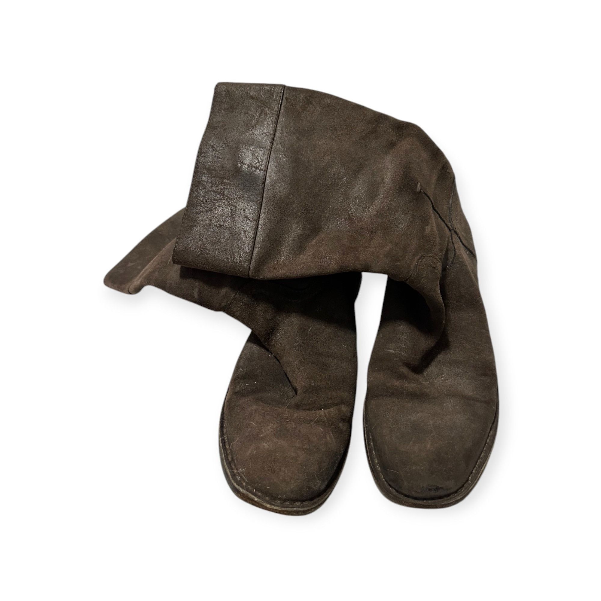 Costume National Costume National Distressed Brown Suede Leather Boots, 38EU Size US 8 / IT 38 - 5 Thumbnail