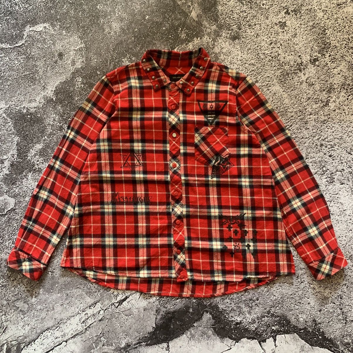 Japanese Brand World Wide Love Flannel Shirt Japanese Brand Size M / US 6-8 / IT 42-44 - 1 Thumbnail
